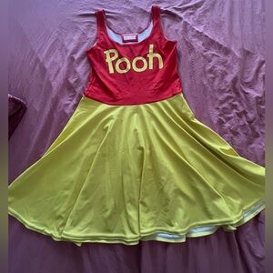 Winnie the Pooh Bear Skater Dress Women’s Halloween Costume